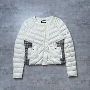 Y2K Juicy Couture White Puffer Jacket
